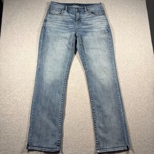 BKE Tyler Jeans Mens 34x36 (Fits 34x34) Blue Straight Leg Denim Pants